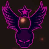 2 Winged Skull Emblems