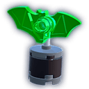Neon Bat-Symbol